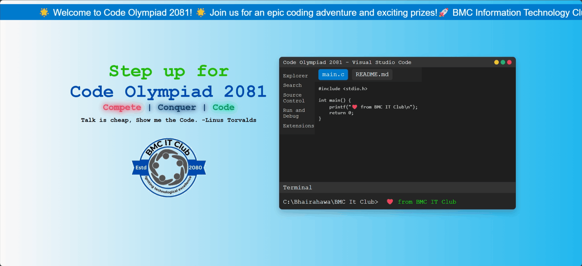 Code Olympiad 2081 cover