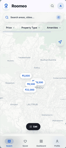 Roomeo - screenshot